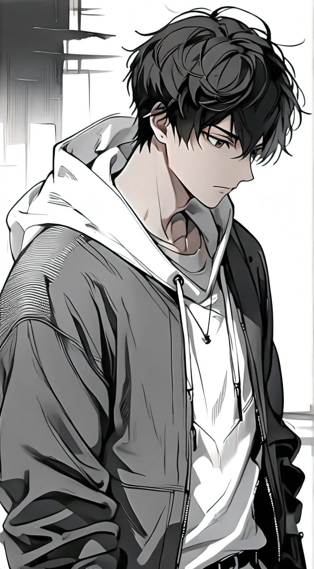 ai character: Lee sohoo  background