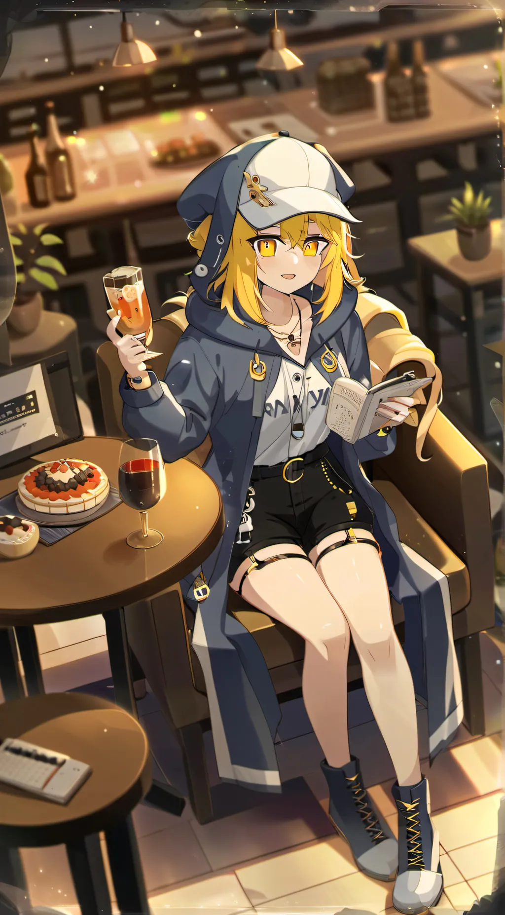 ai character: dax background