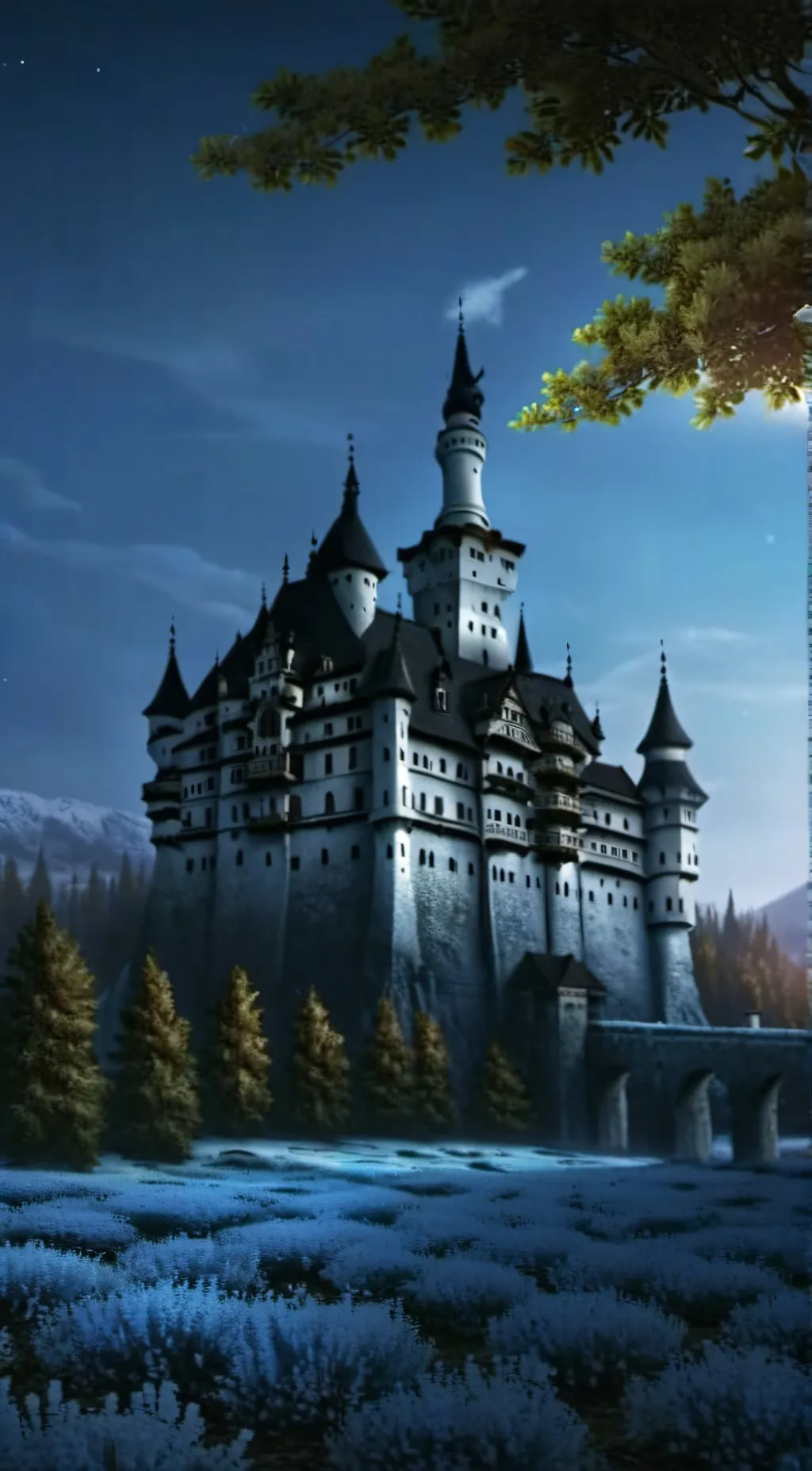 ai character: Hogwarts!  background