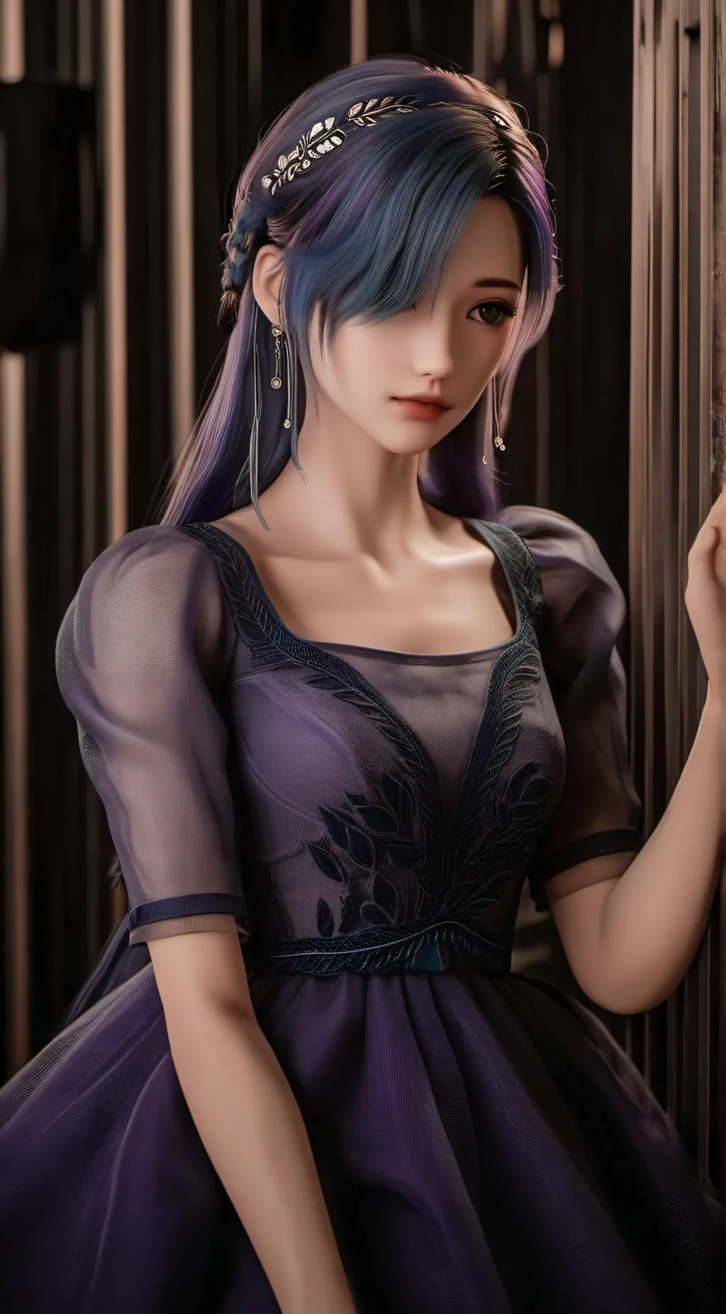 ai character: sea background