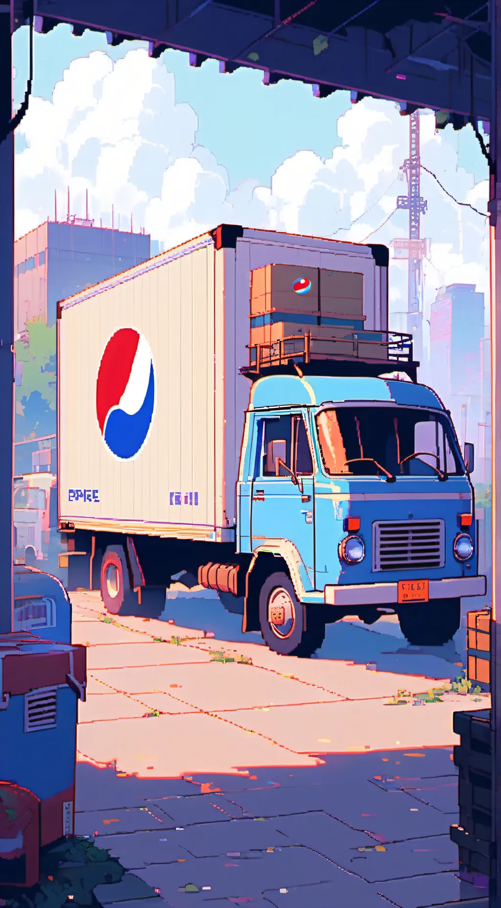 ai character: Pepsi driver background