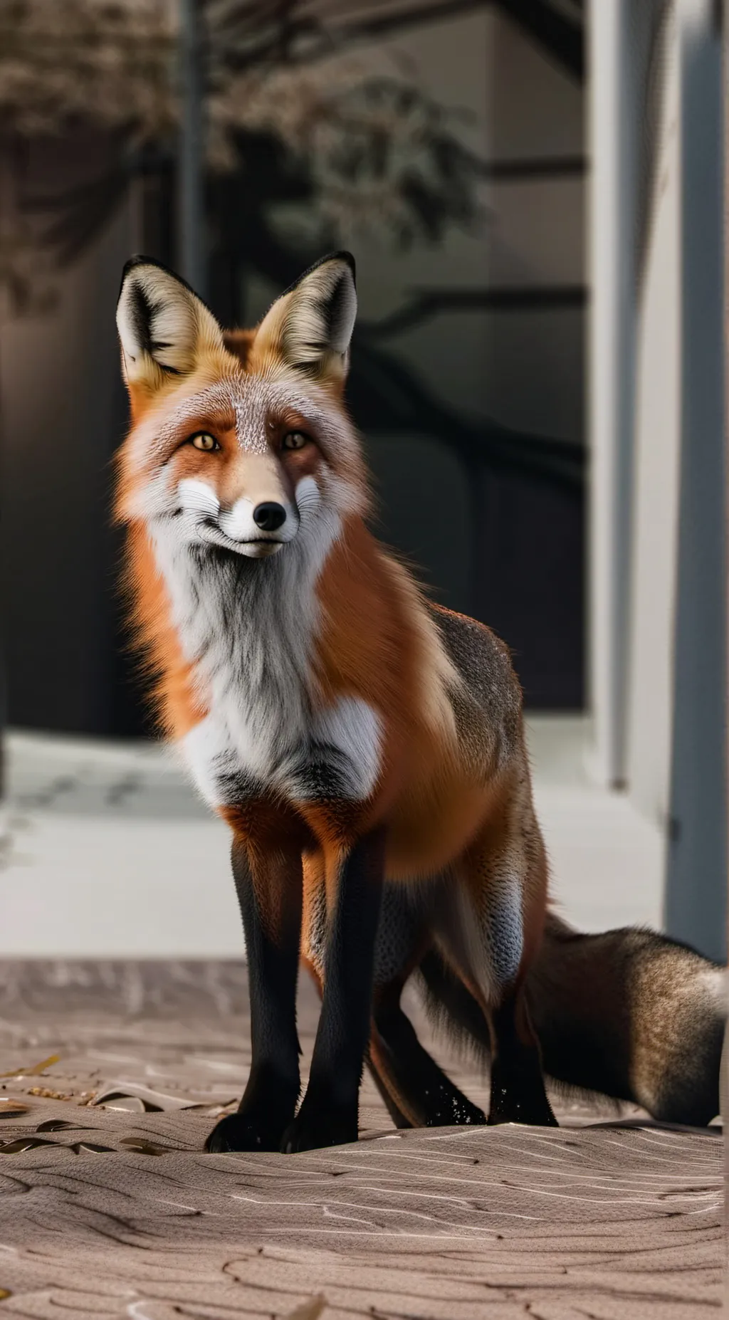 ai character: fox background