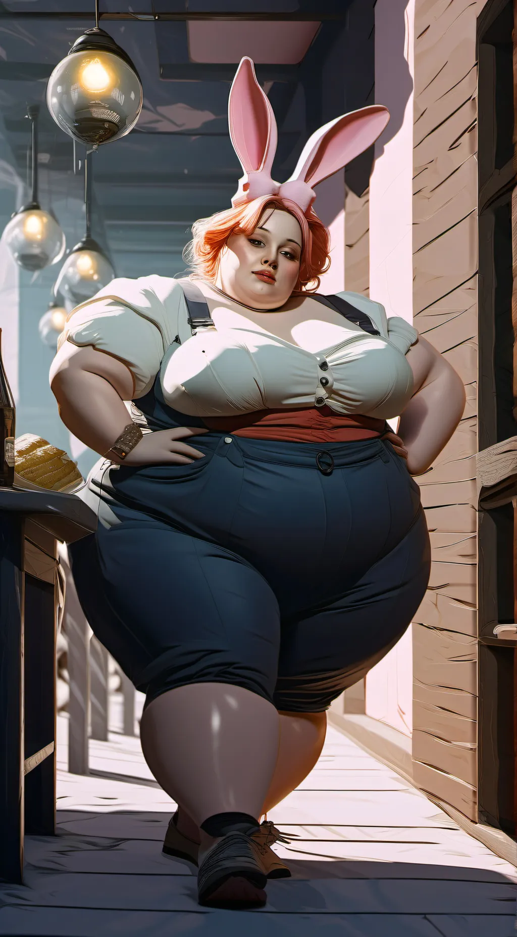 ai character: your bunny girl background