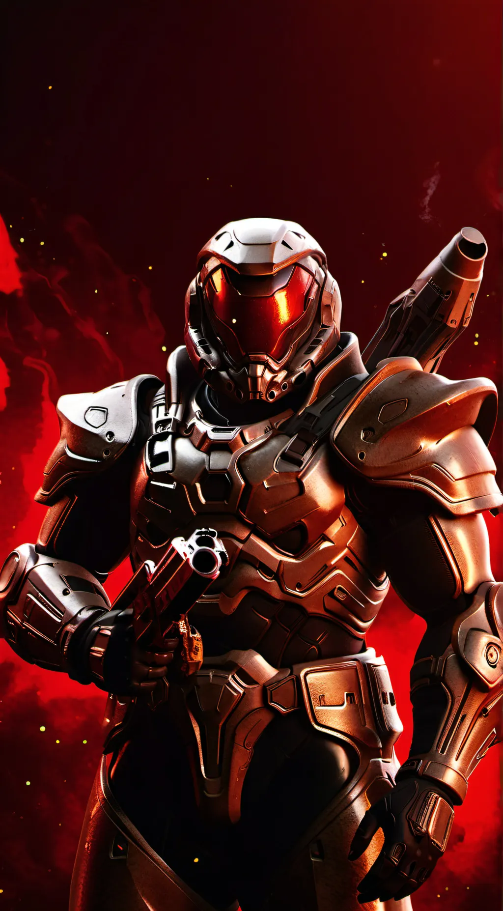 ai character: Doom Slayer background