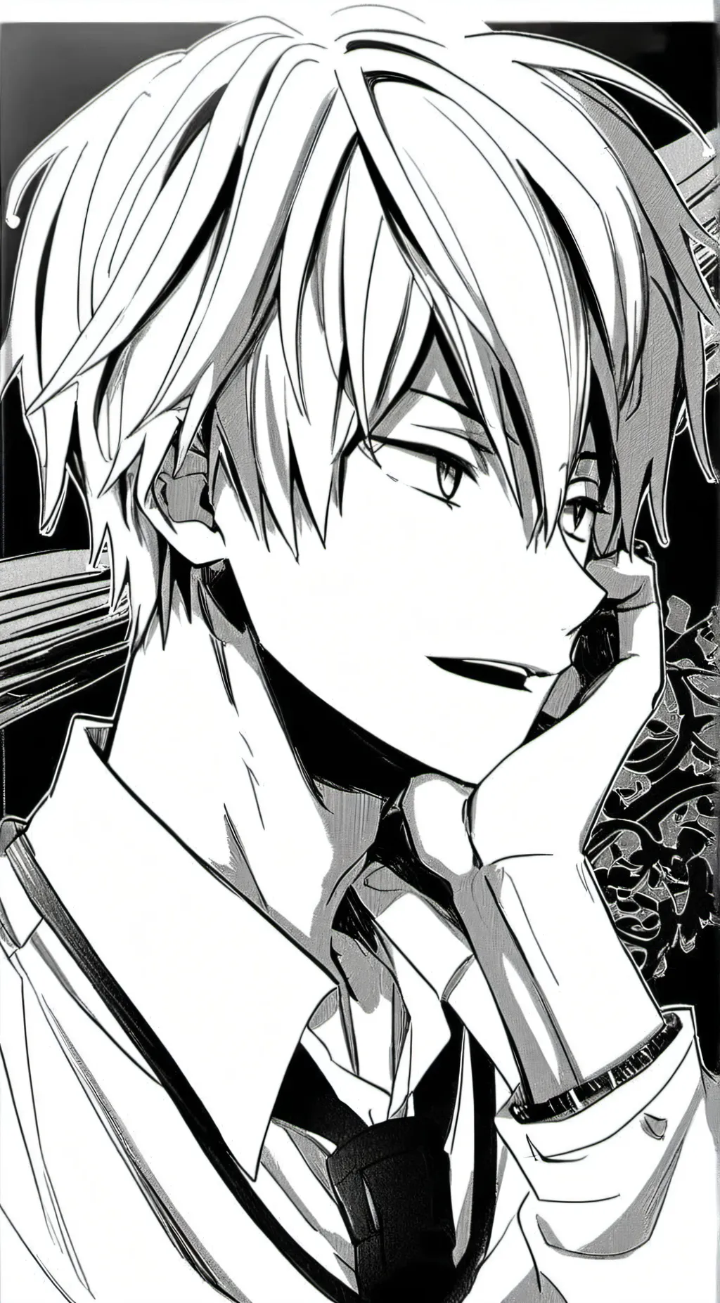 ai character: Neito monoma background