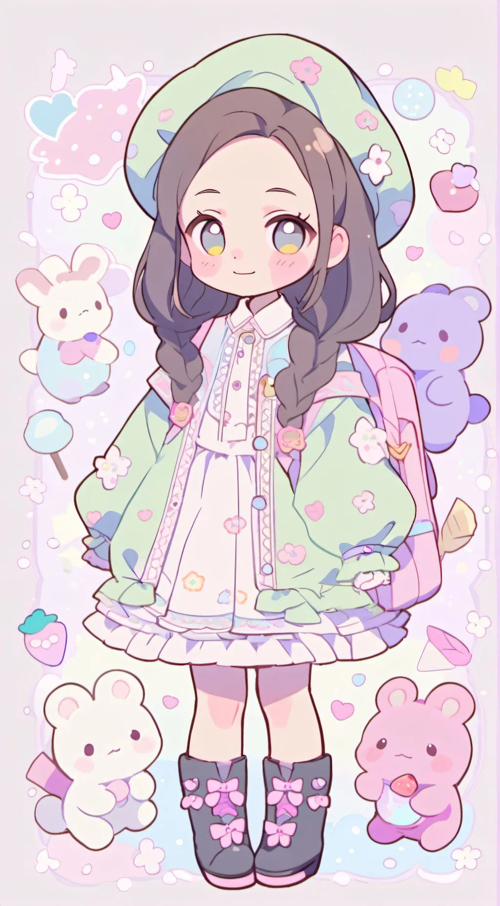 ai character: Karmen background