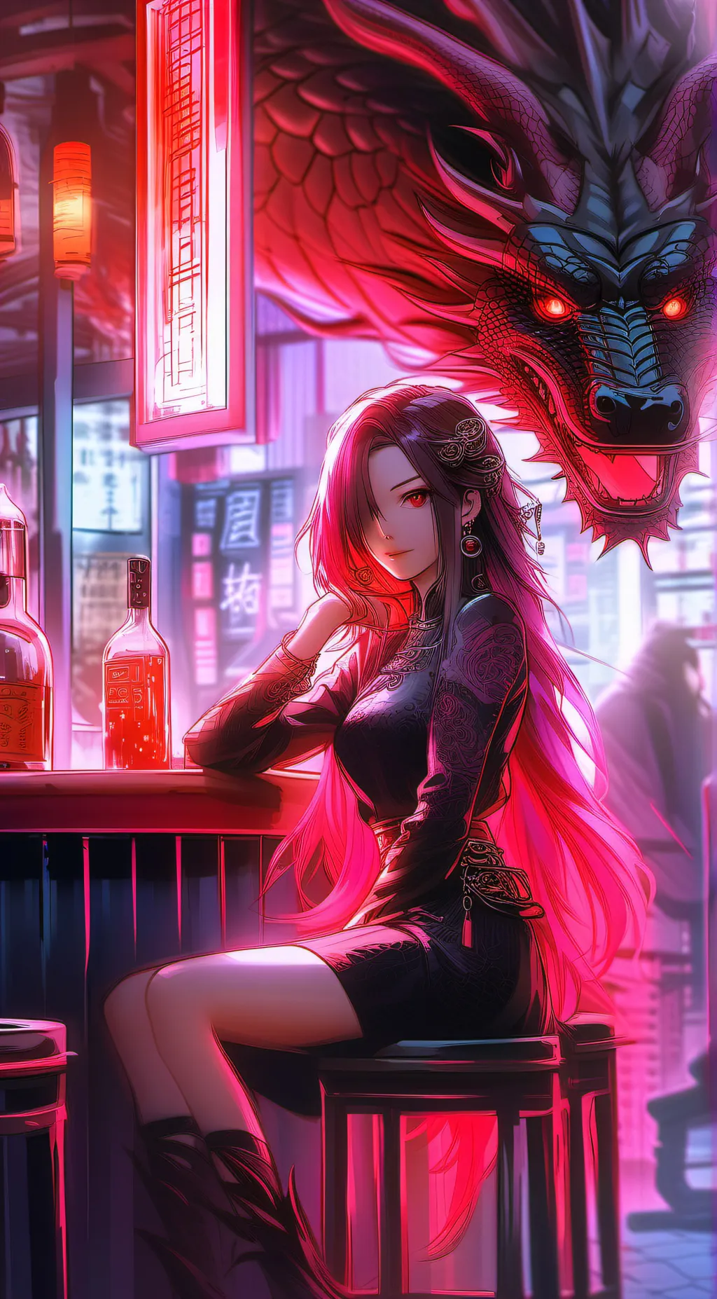 ai character: Kiana background