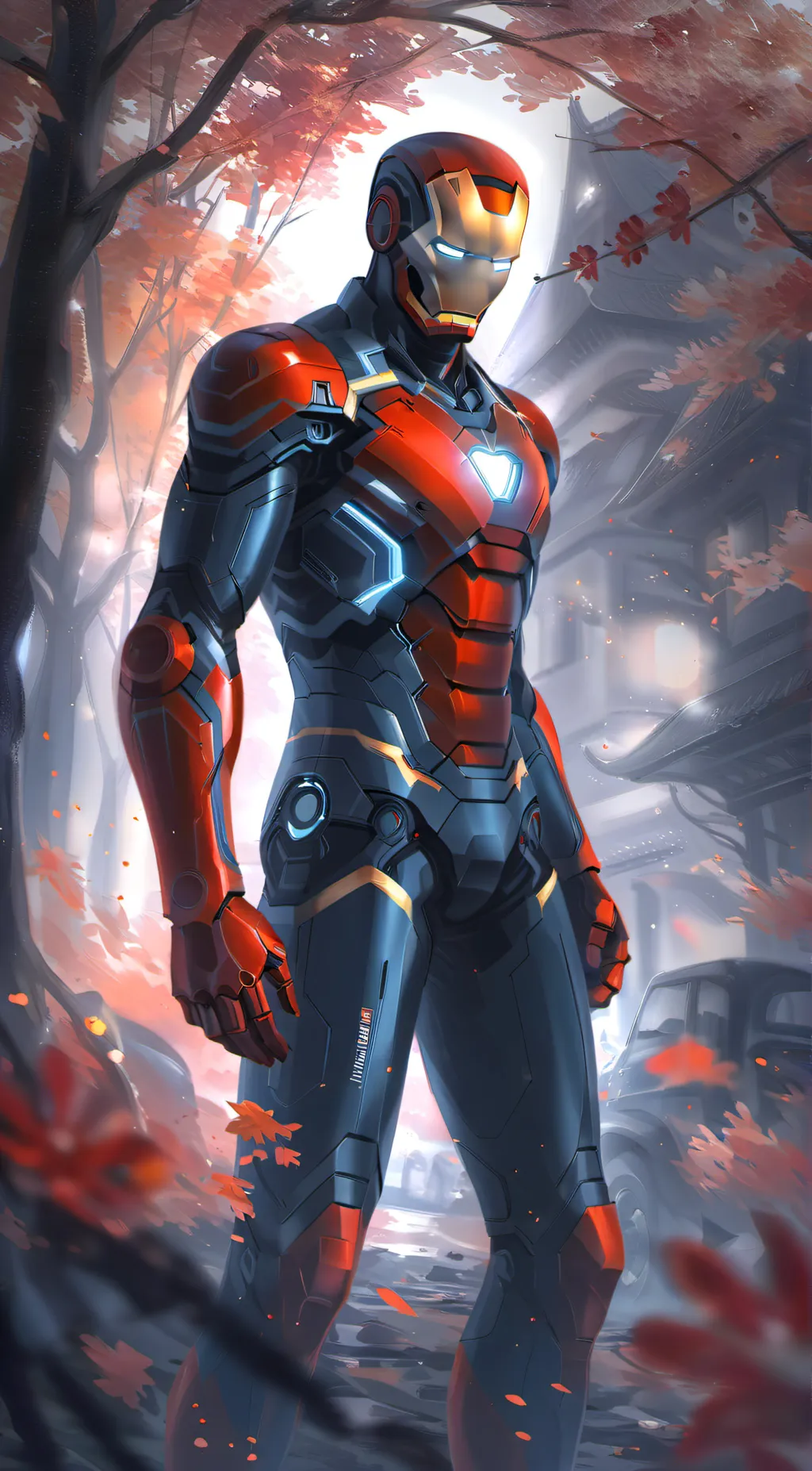 ai character: Avengers background