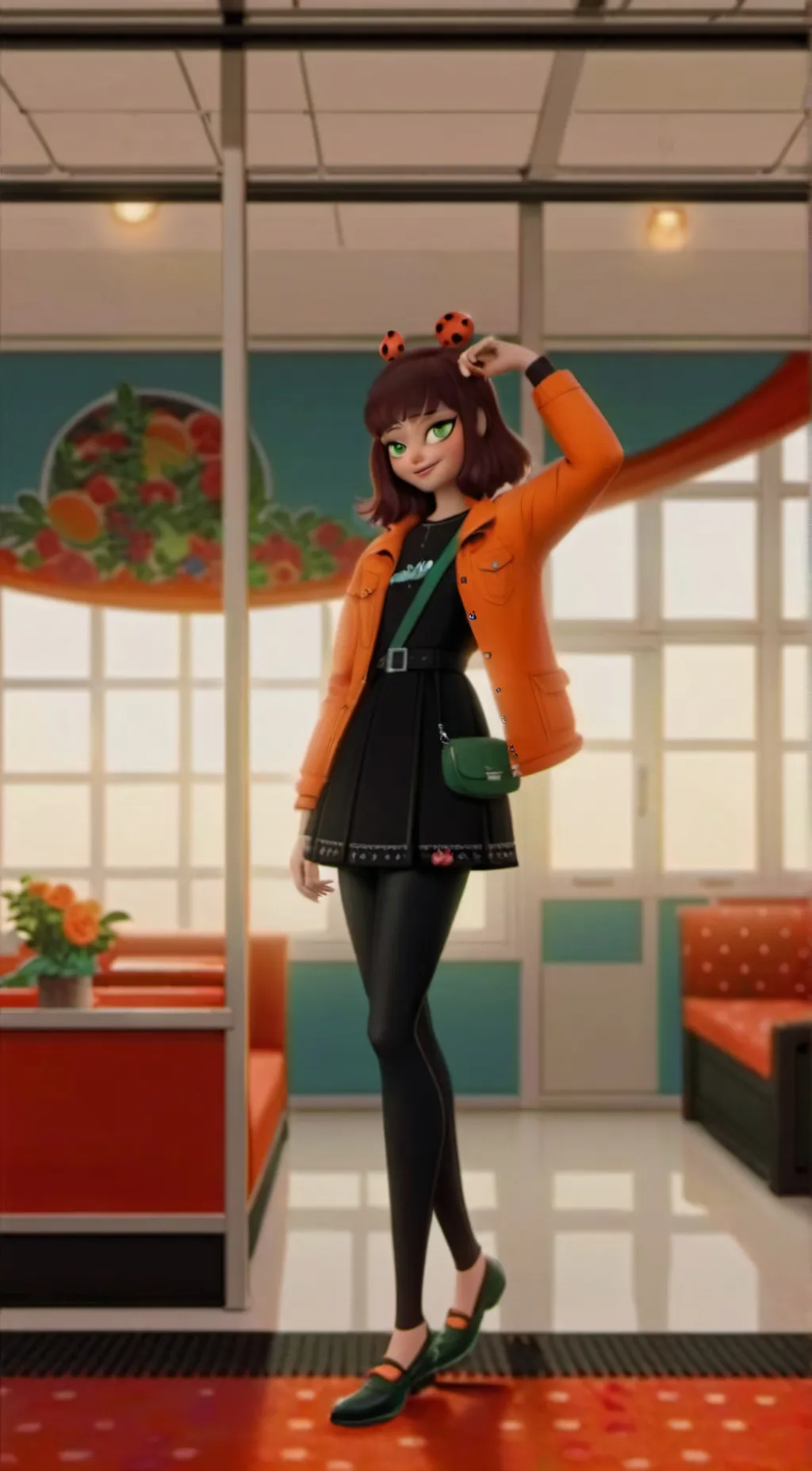 ai character: lila  background