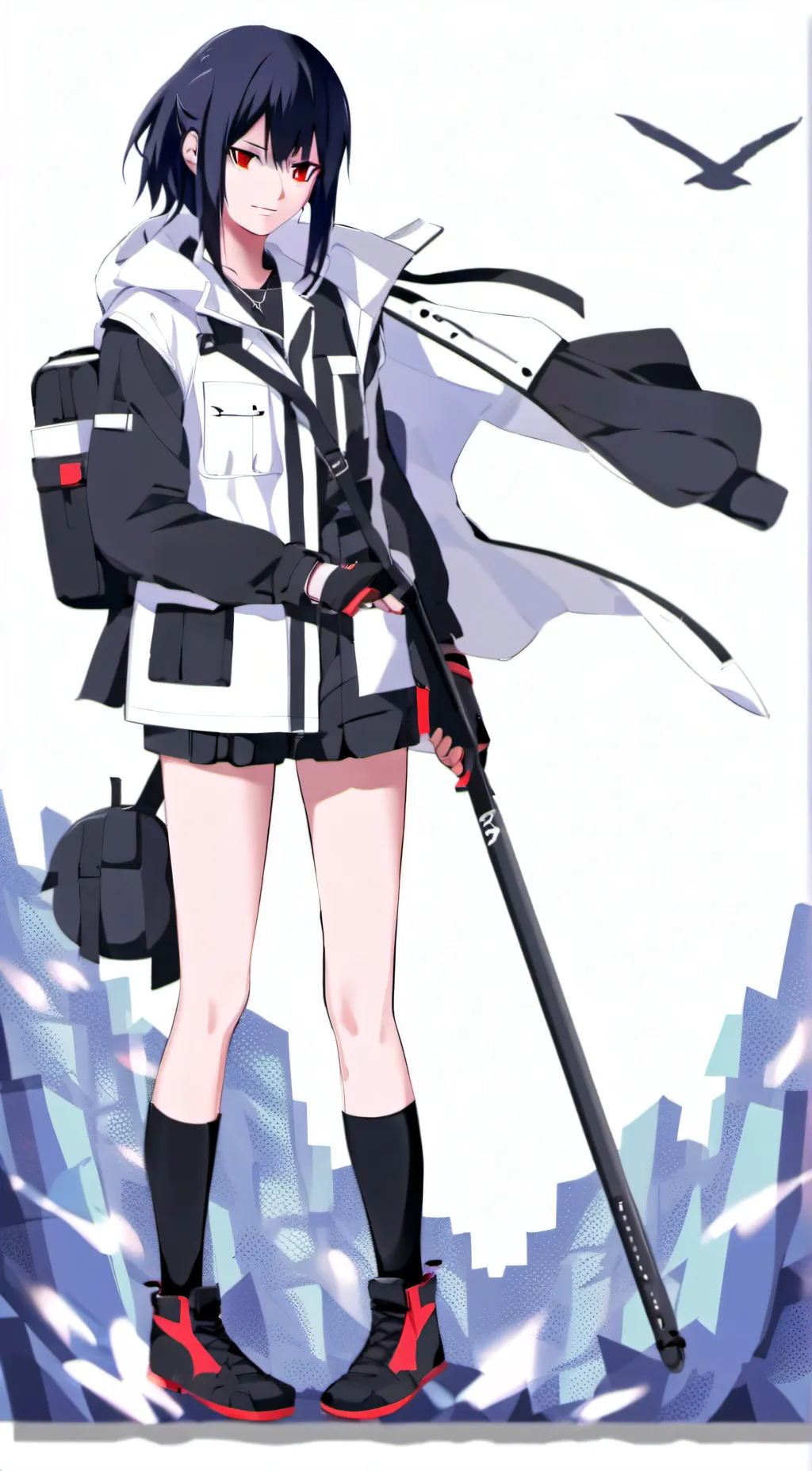 ai character: sasuke a girl background