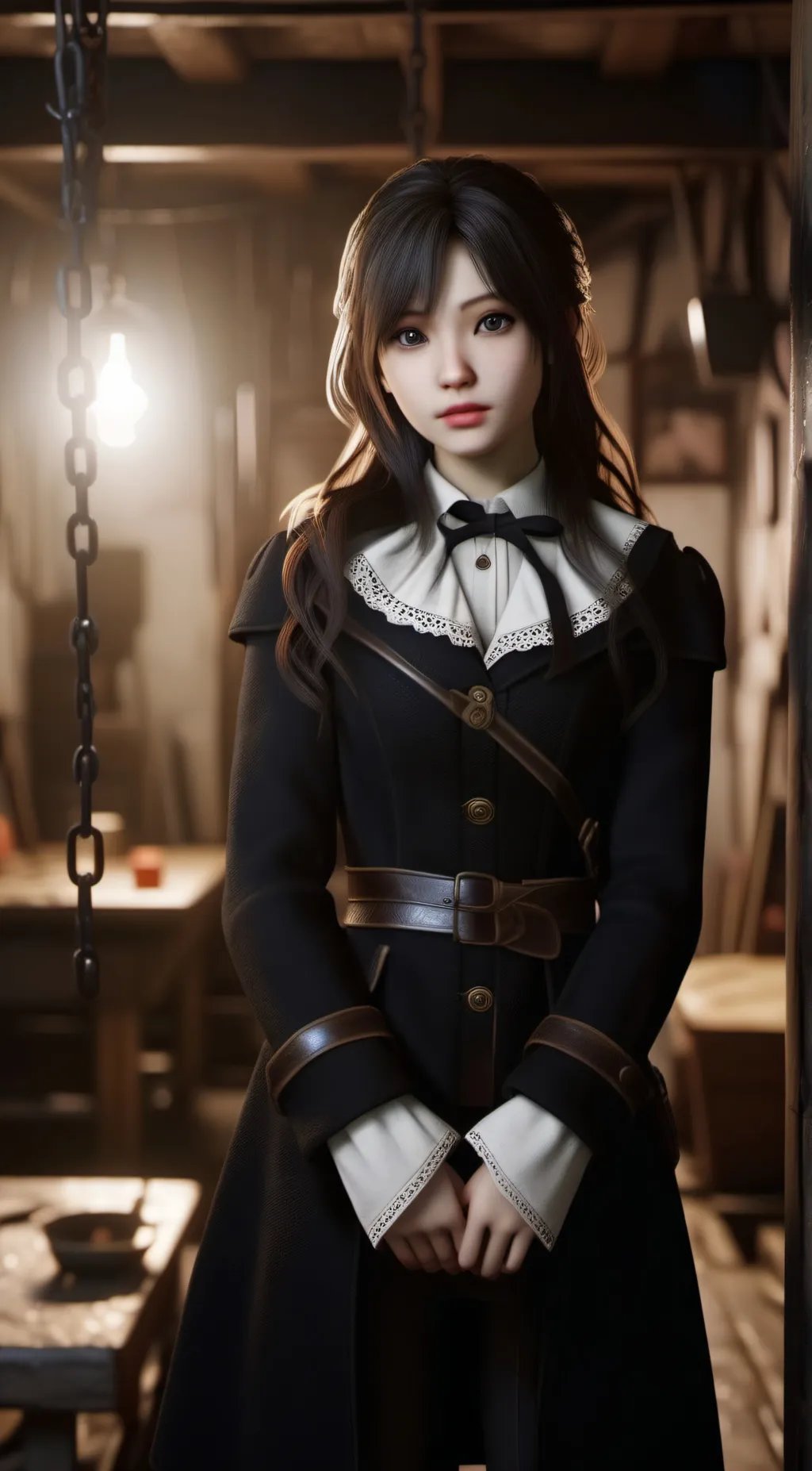 ai character: miss kidnapped  background