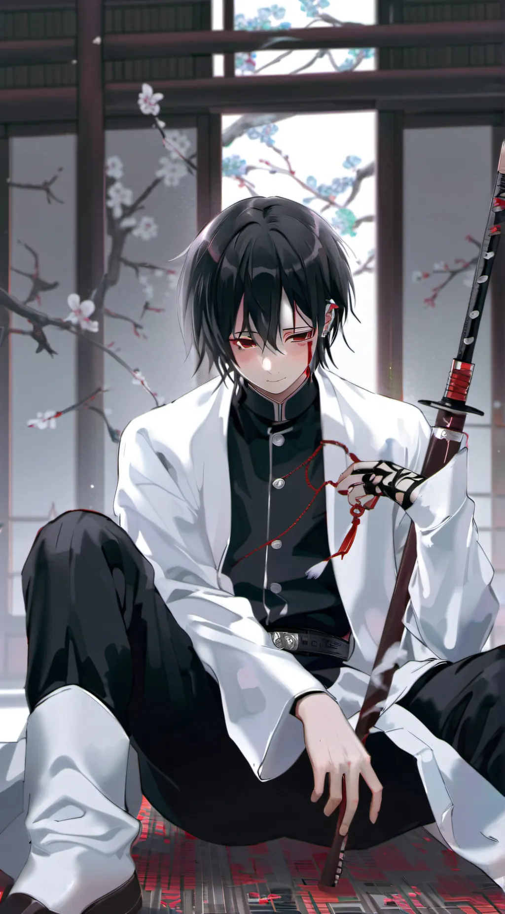 ai character: obanai iguro  background