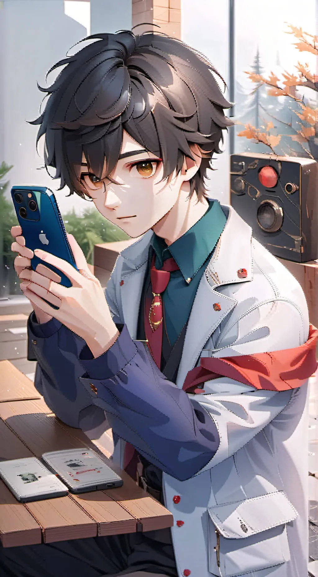ai character: Your bf background
