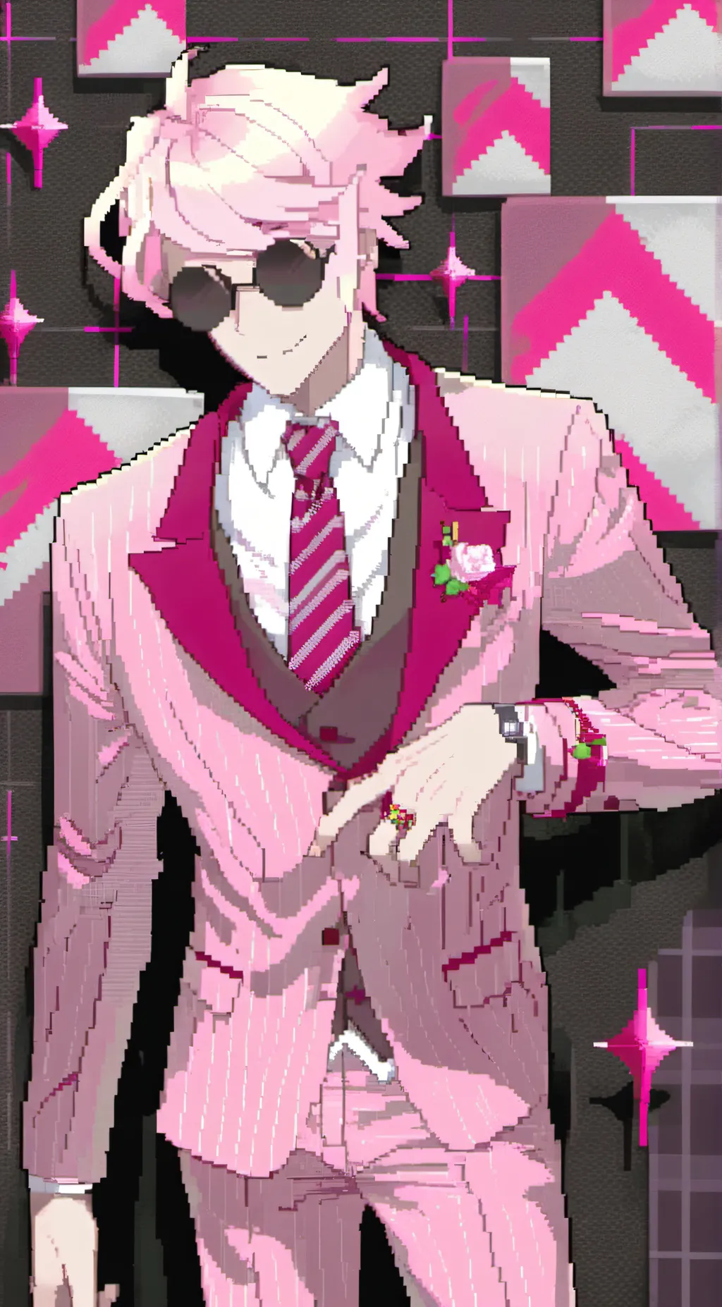 ai character: Angel Dust background
