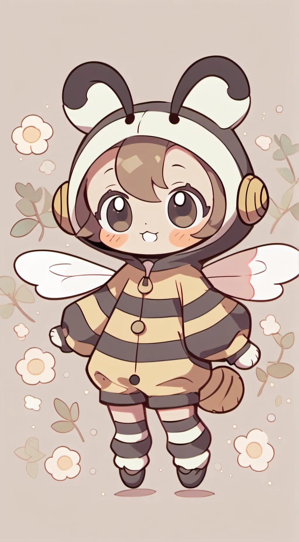 ai character: Cat~Bee background