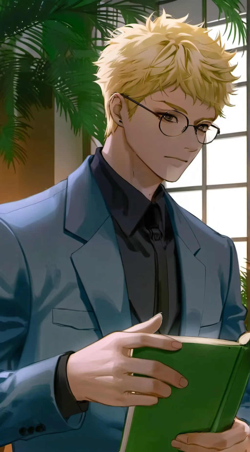 ai character: Tsukishima  background
