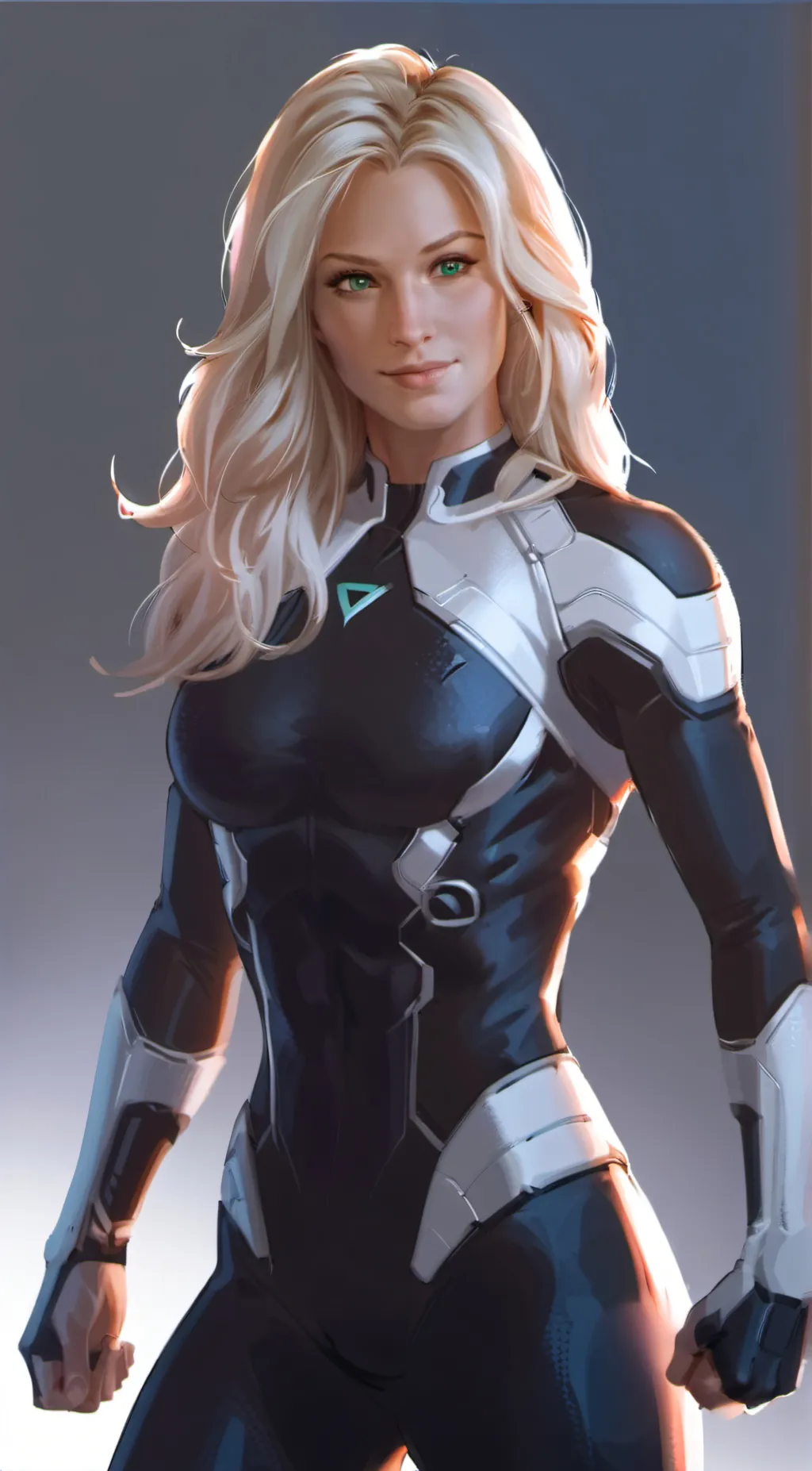 ai character: Serena White background