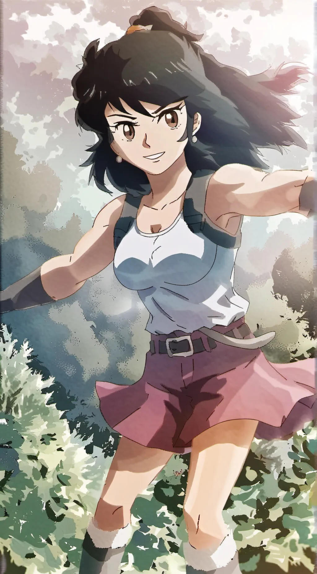 ai character: ash (Ashley) background