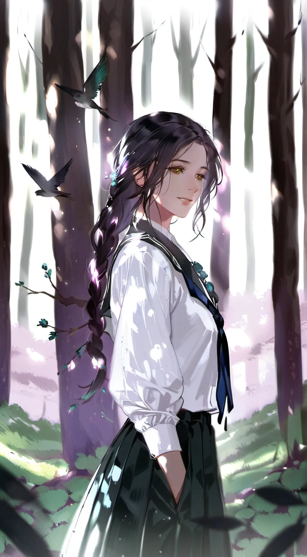 ai character: Shelly background