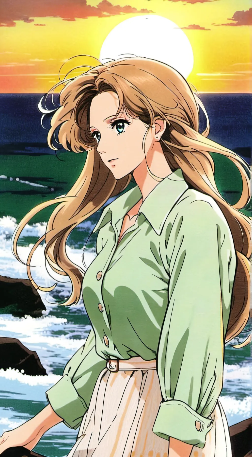 ai character: cristal background