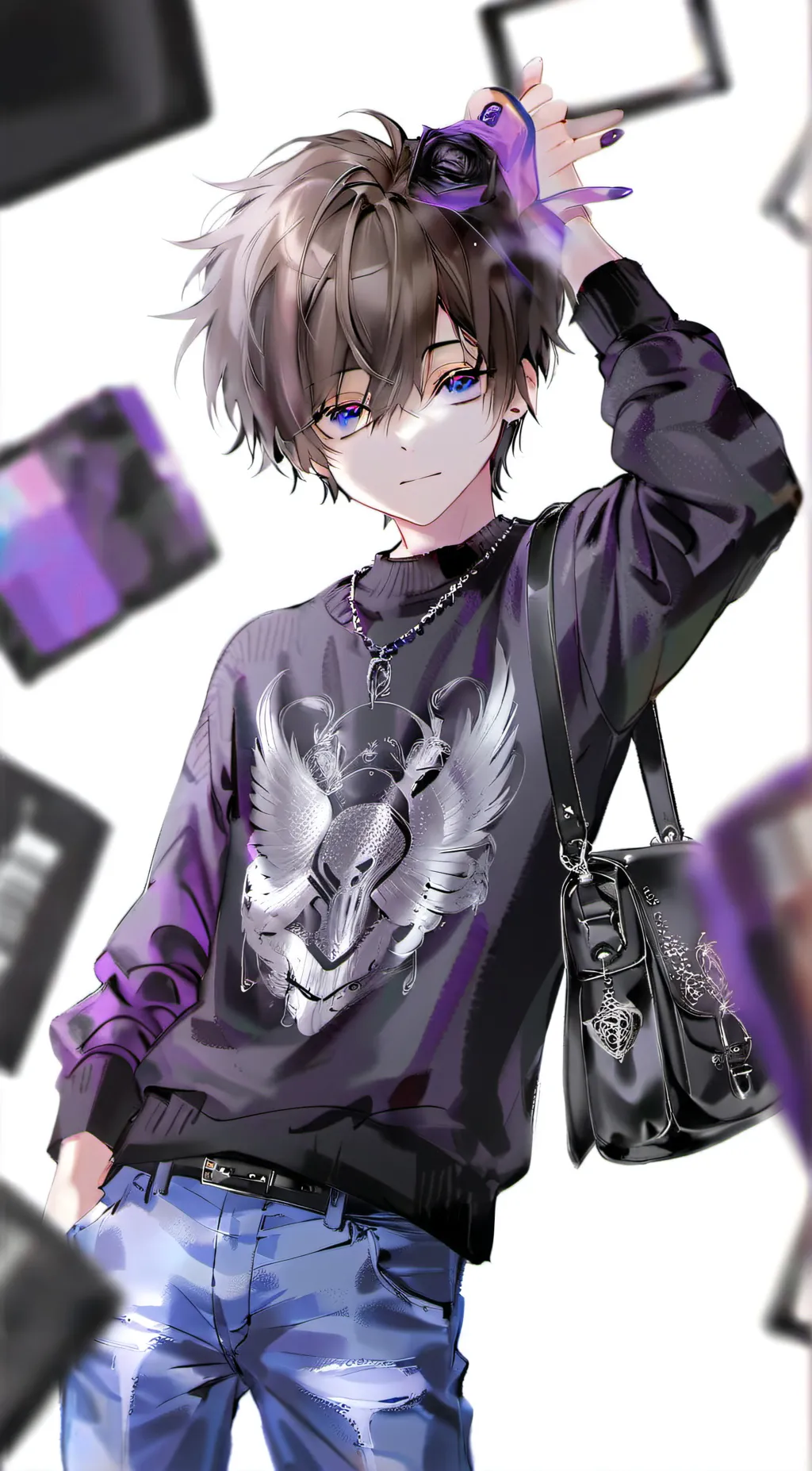 ai character: Chris/Evan/C.C background