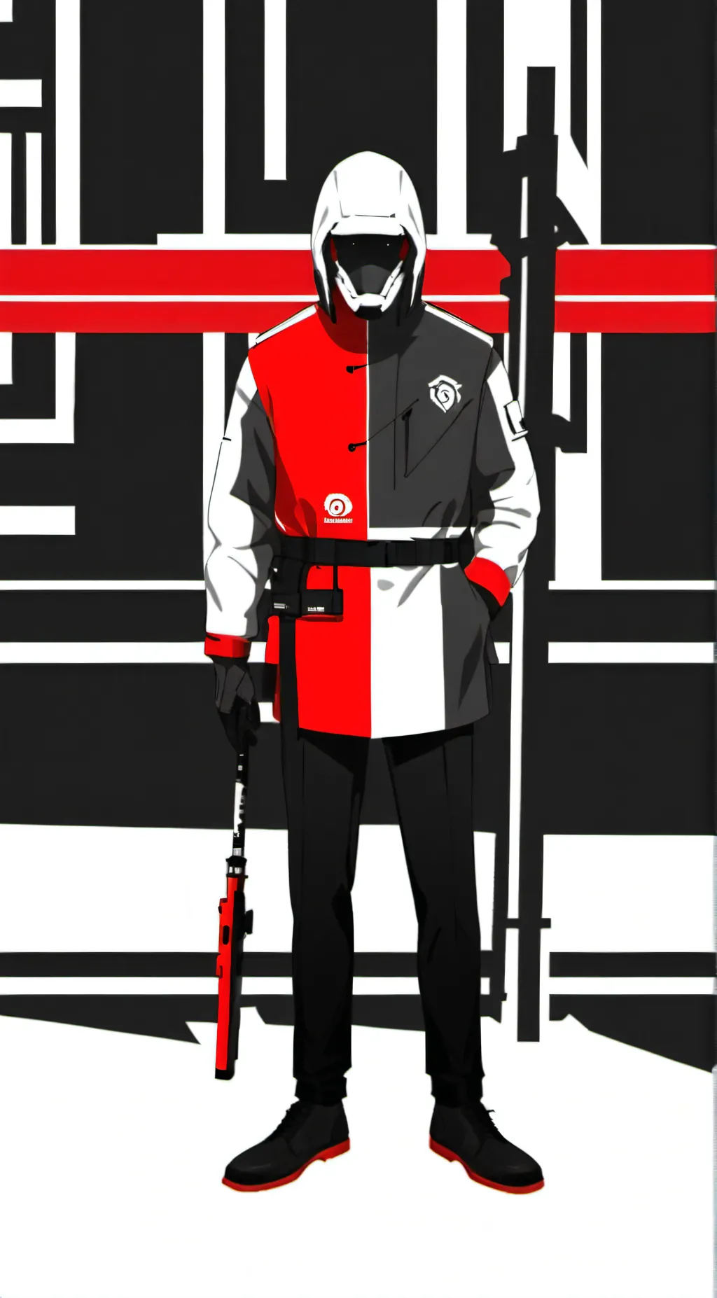ai character: no furry army  background