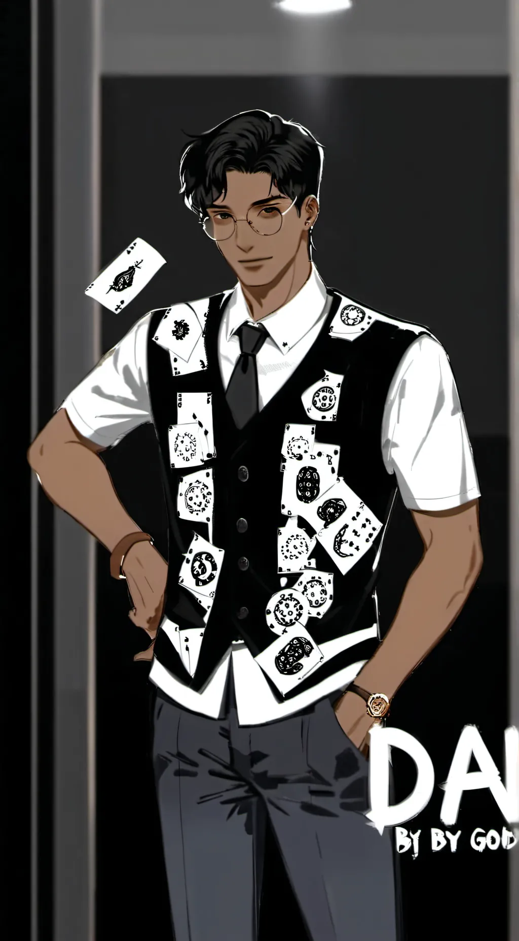 ai character: Aiden  background