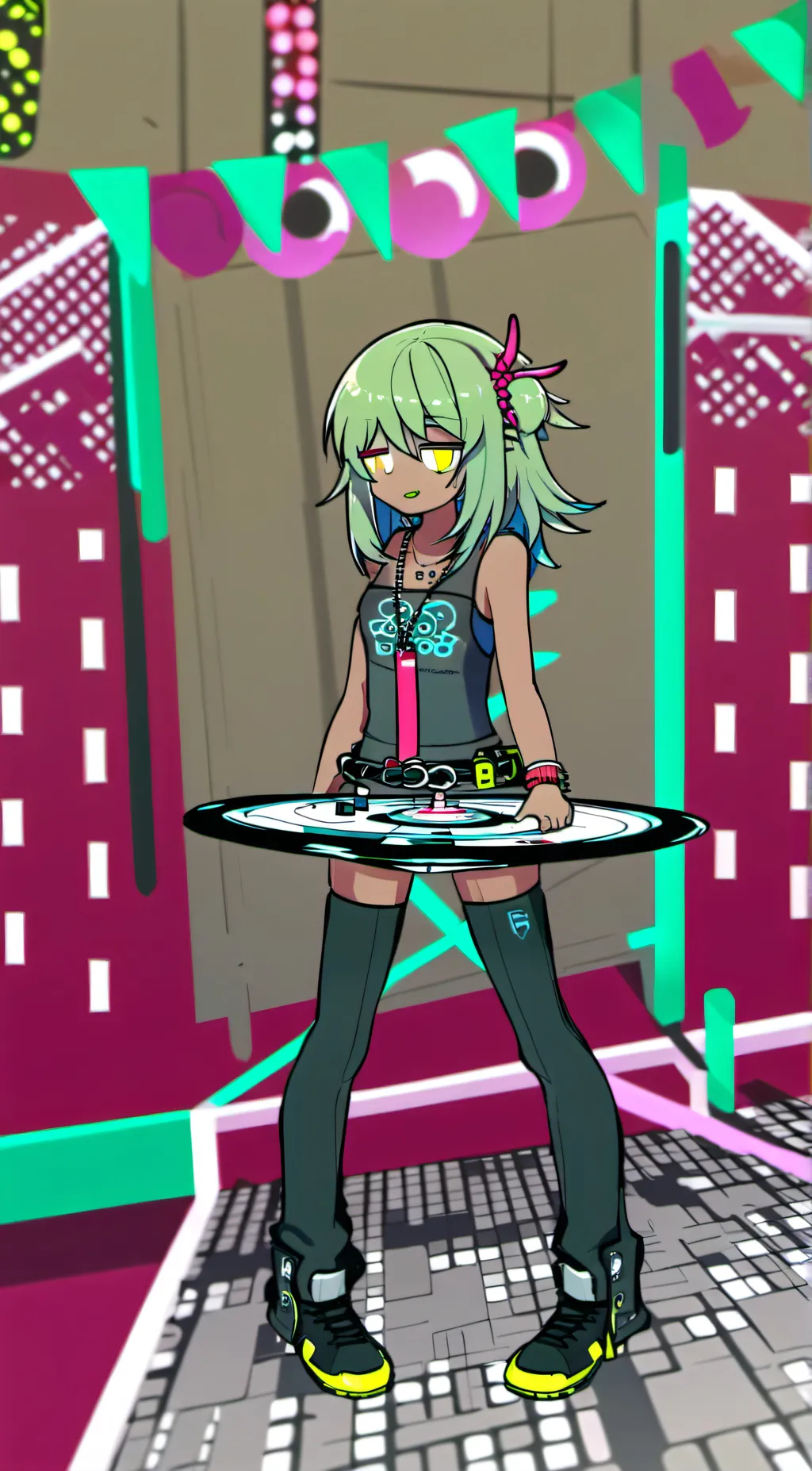 ai character: Nature (Gacha Ver) background