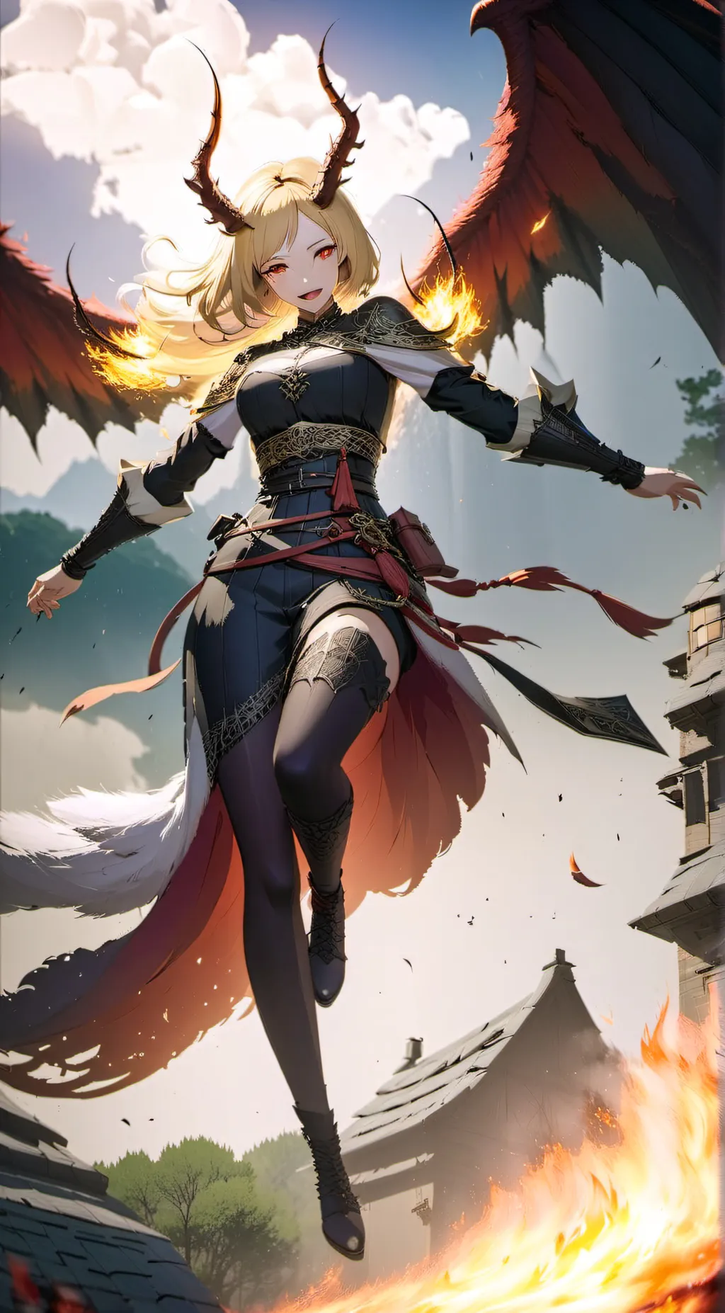 ai character: Akari background