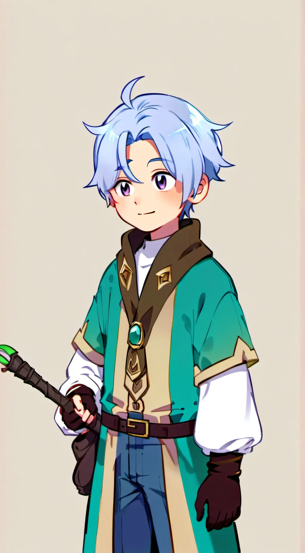 ai character: Garrett(My Oc) background