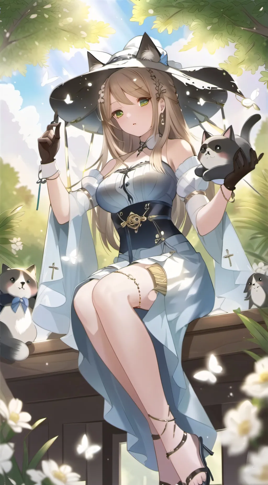 ai character: uwu cat background