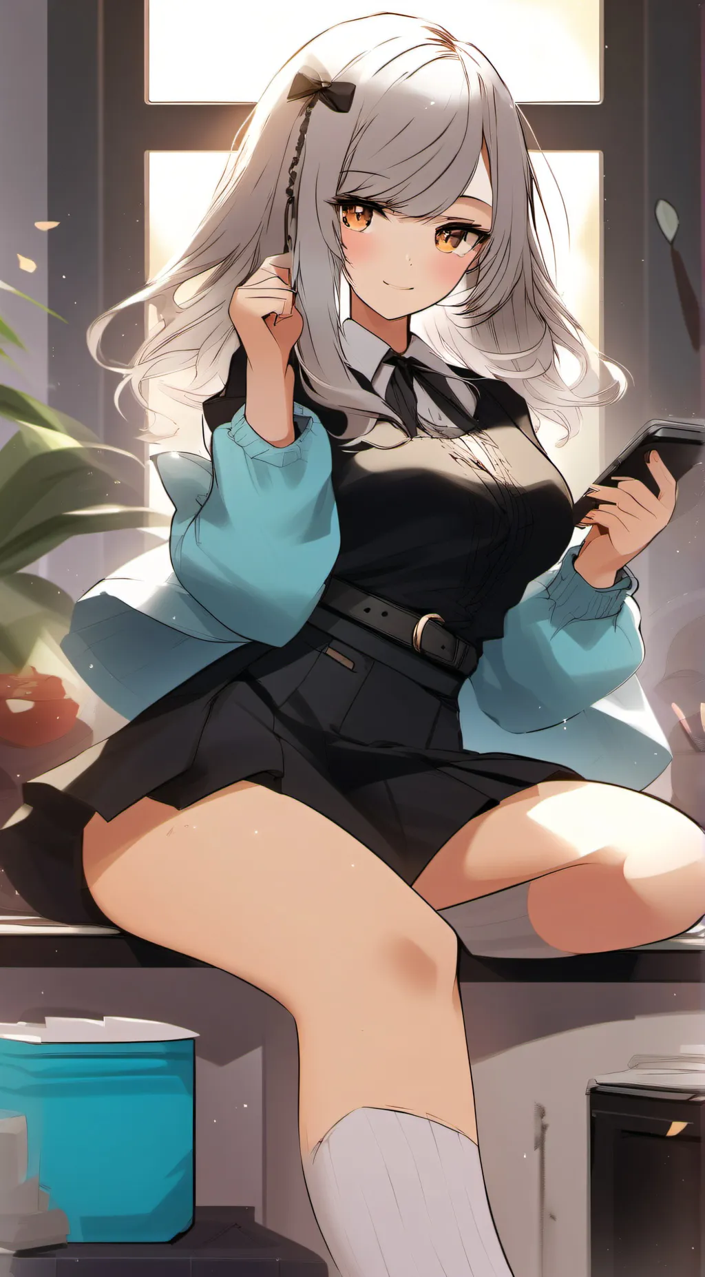 ai character: ella background