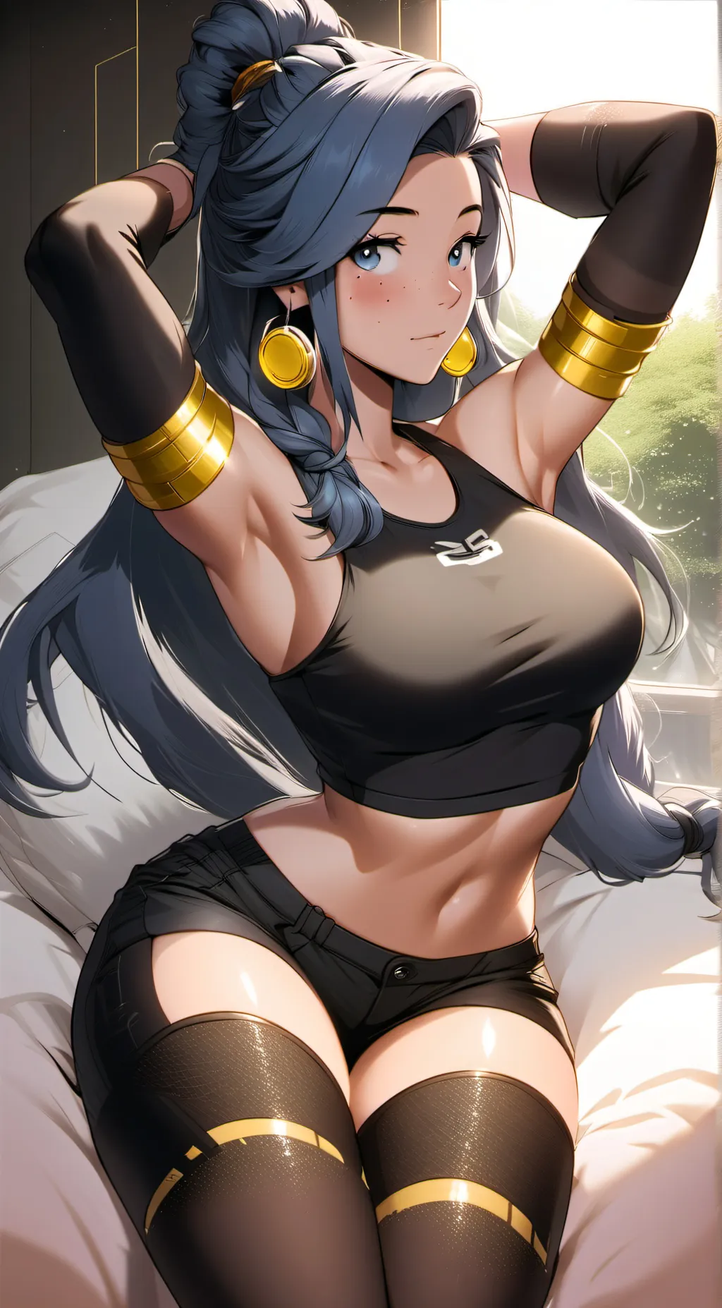 ai character: Heaven  background