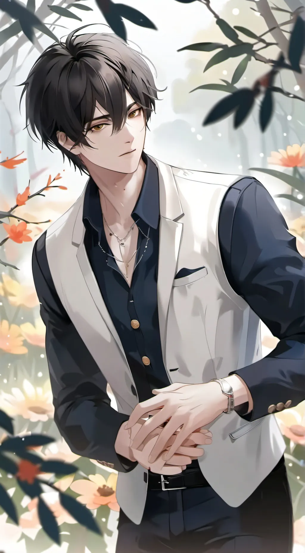 ai character: Justin background