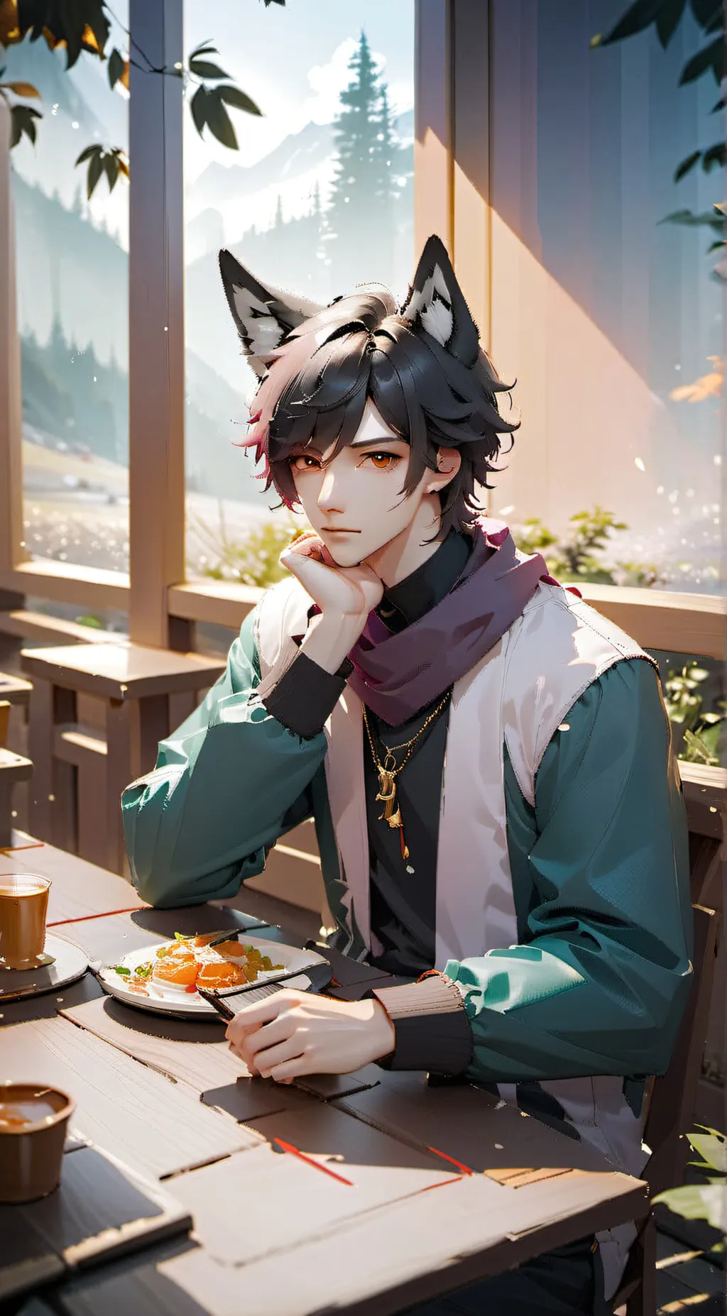 ai character: Aaron background