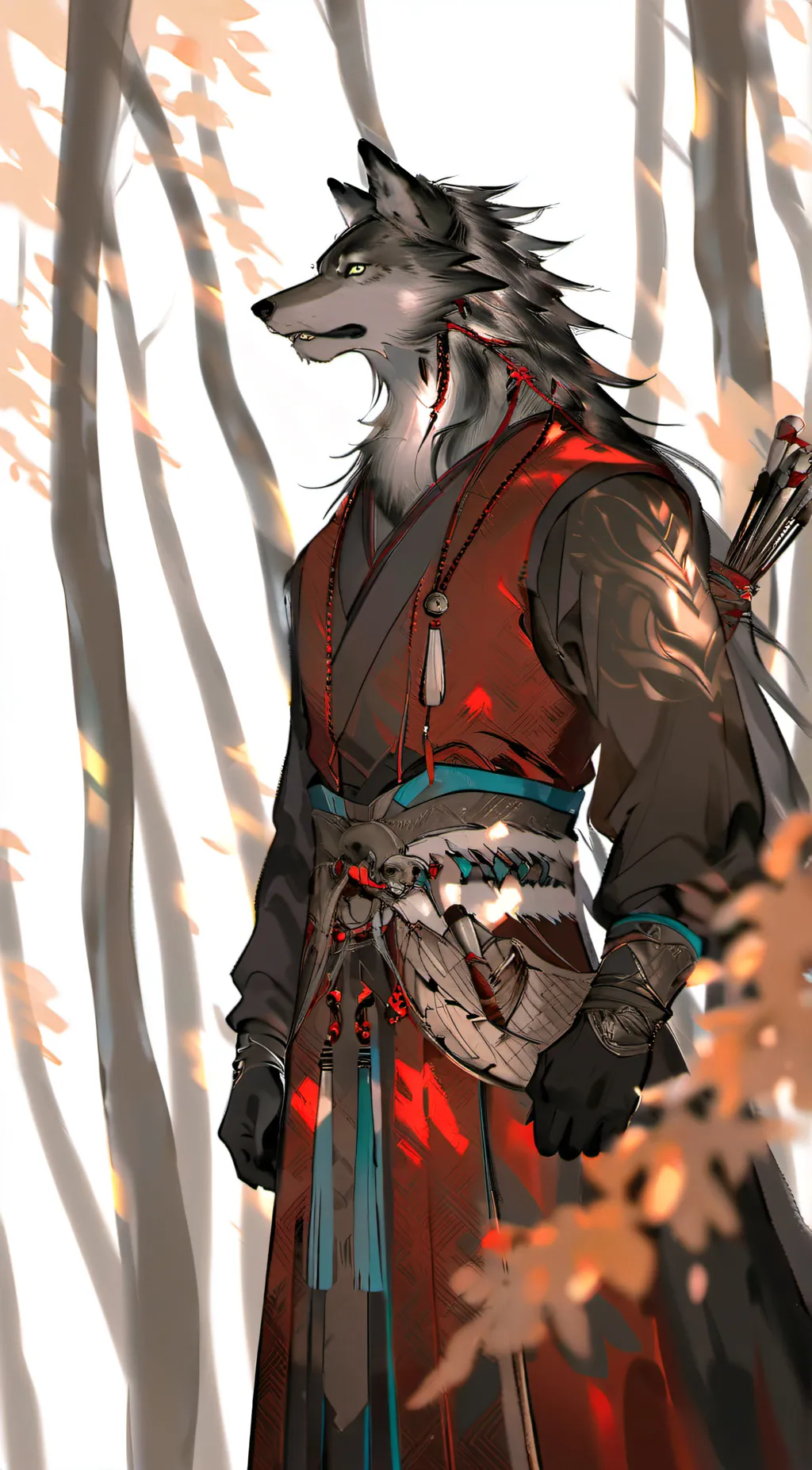 ai character: Zetsu background