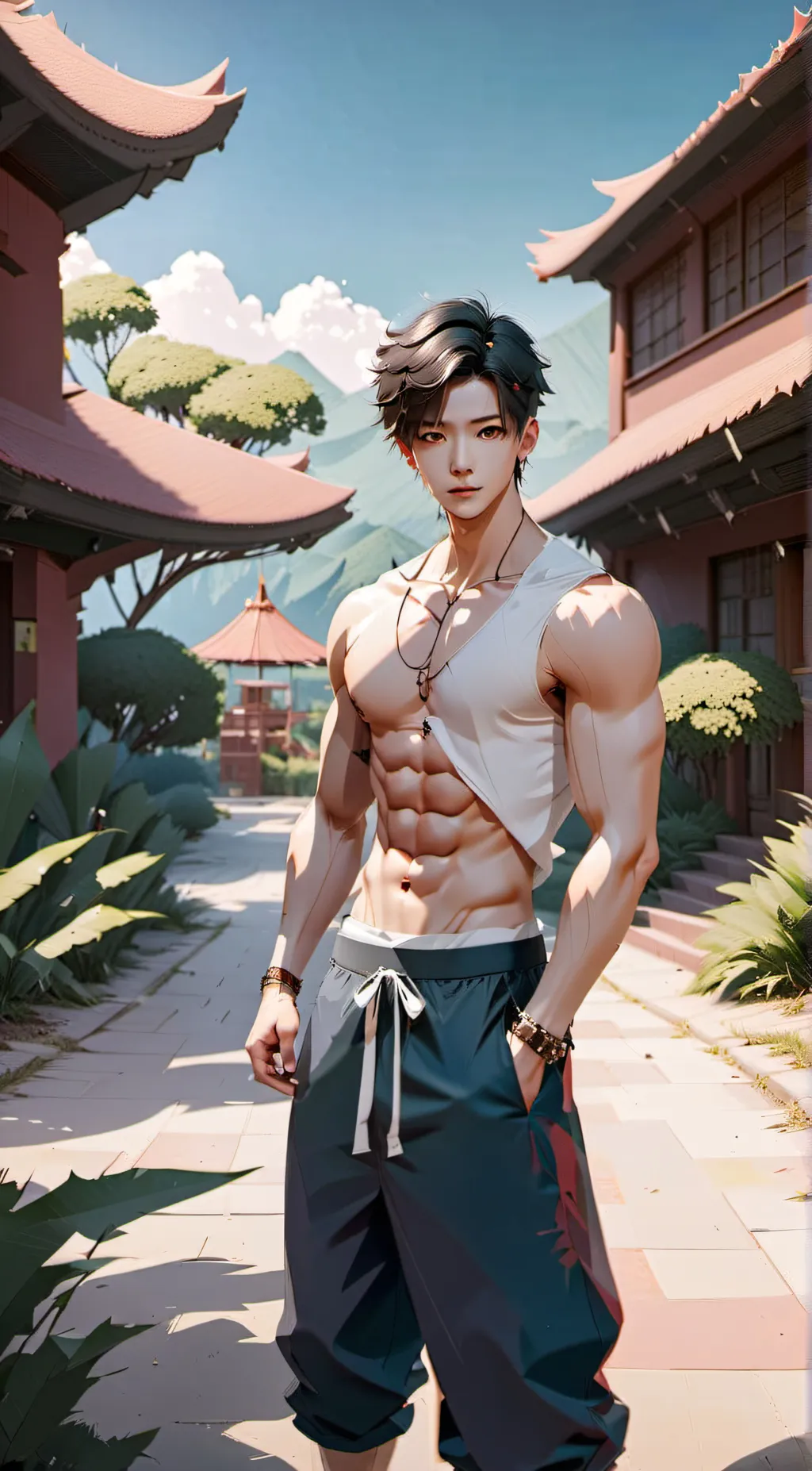 ai character: Mark  background