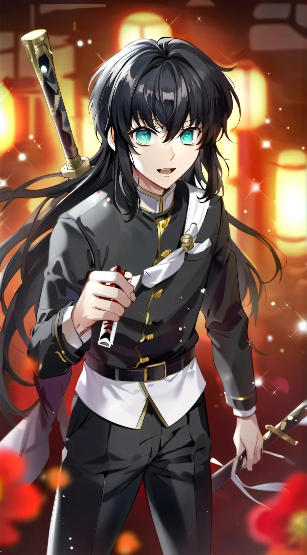 ai character: Muichiro tokito★ background