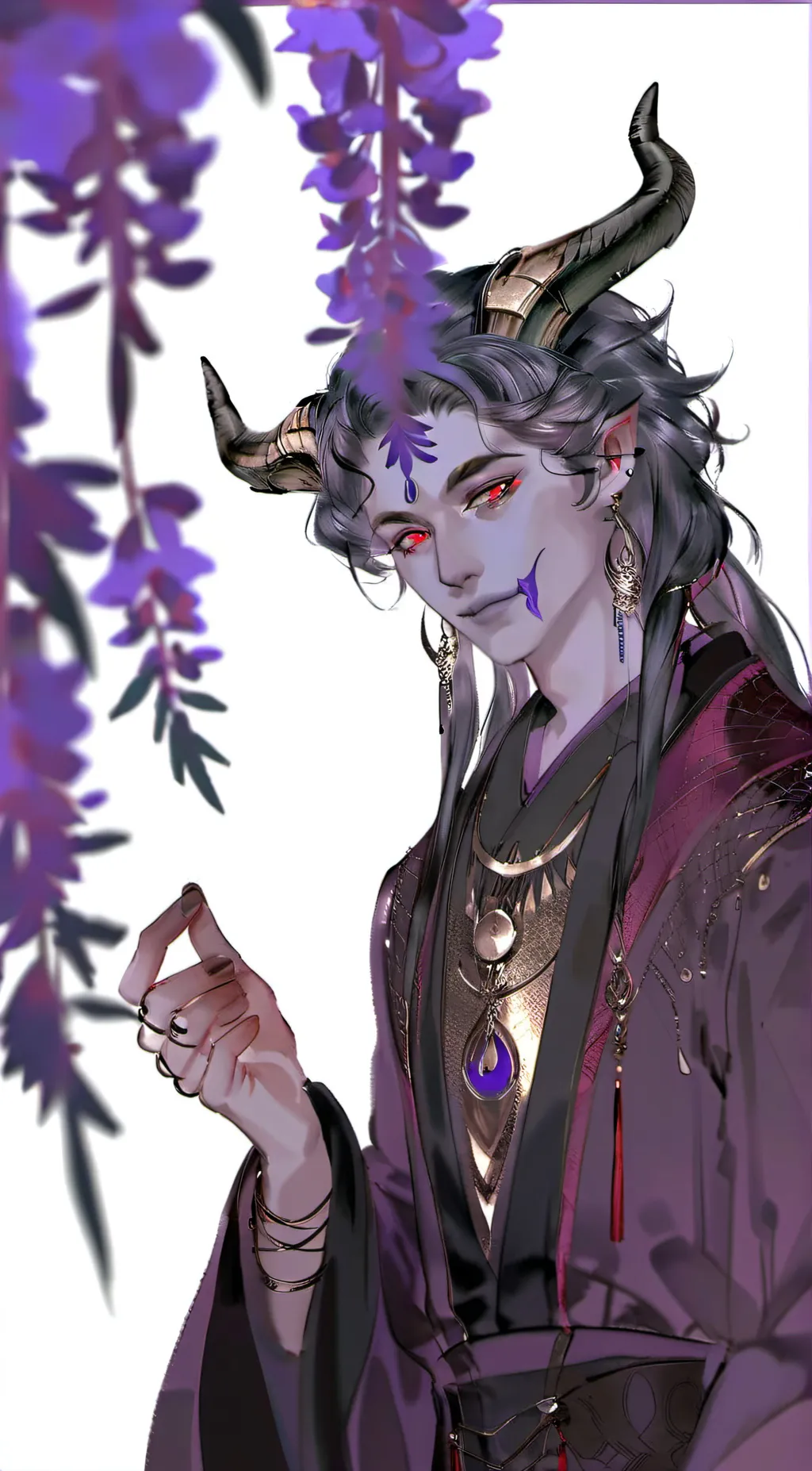 ai character: Mollymauk Tealeaf background