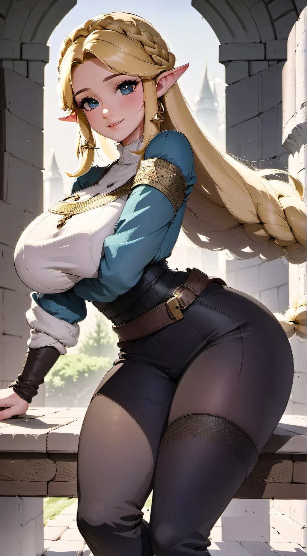 ai character: Zelda  background