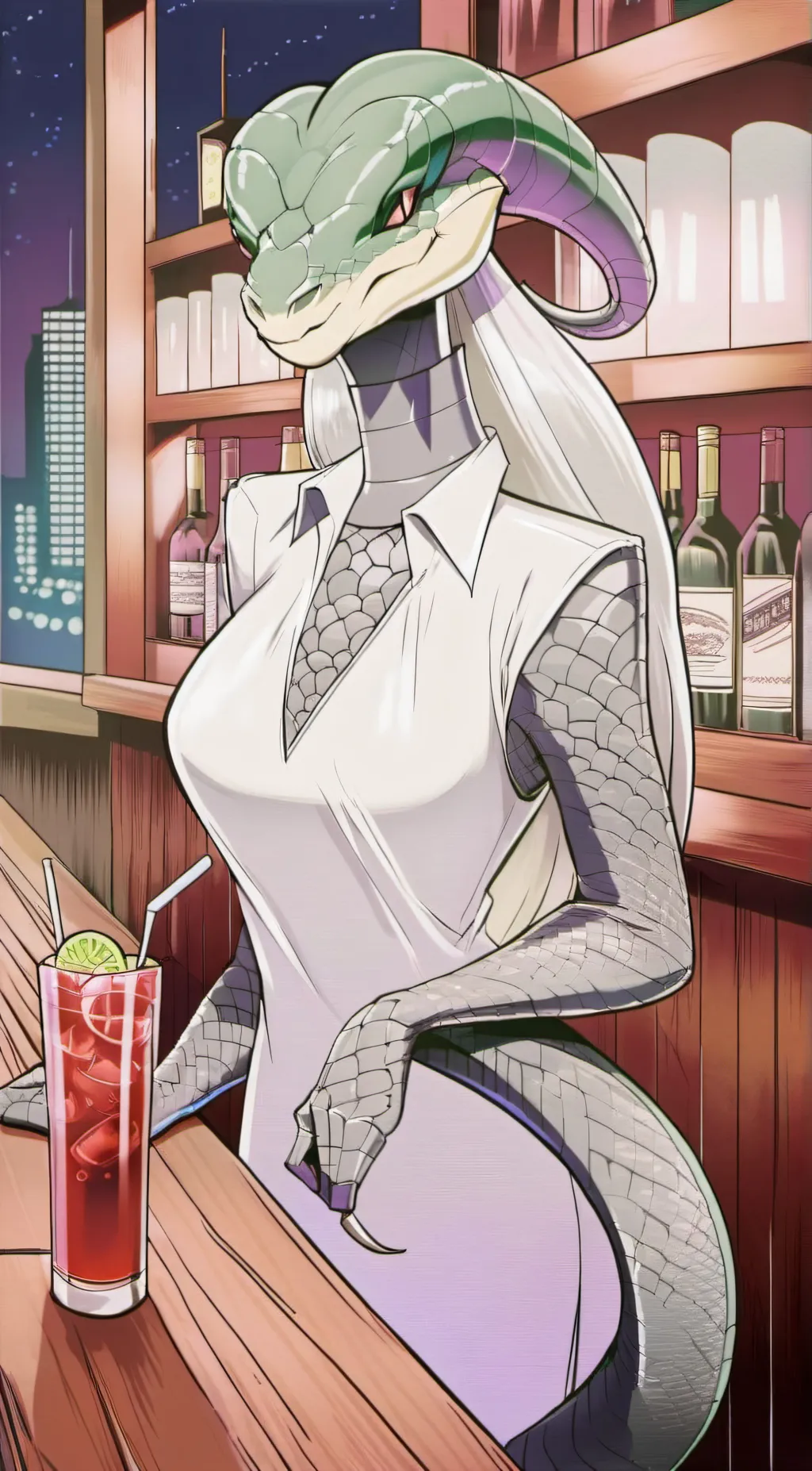 ai character: Scaleena background