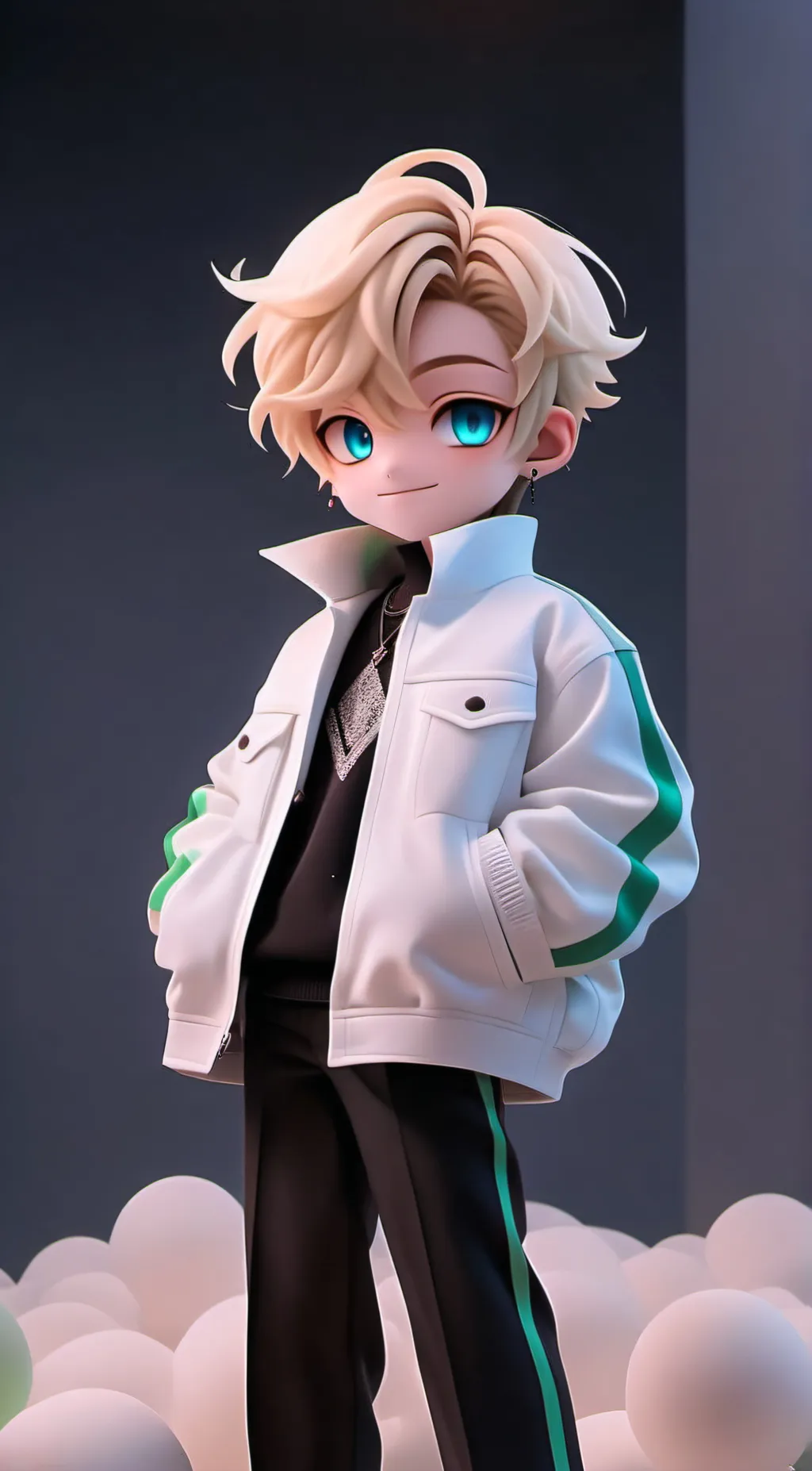 ai character: Adrien  background