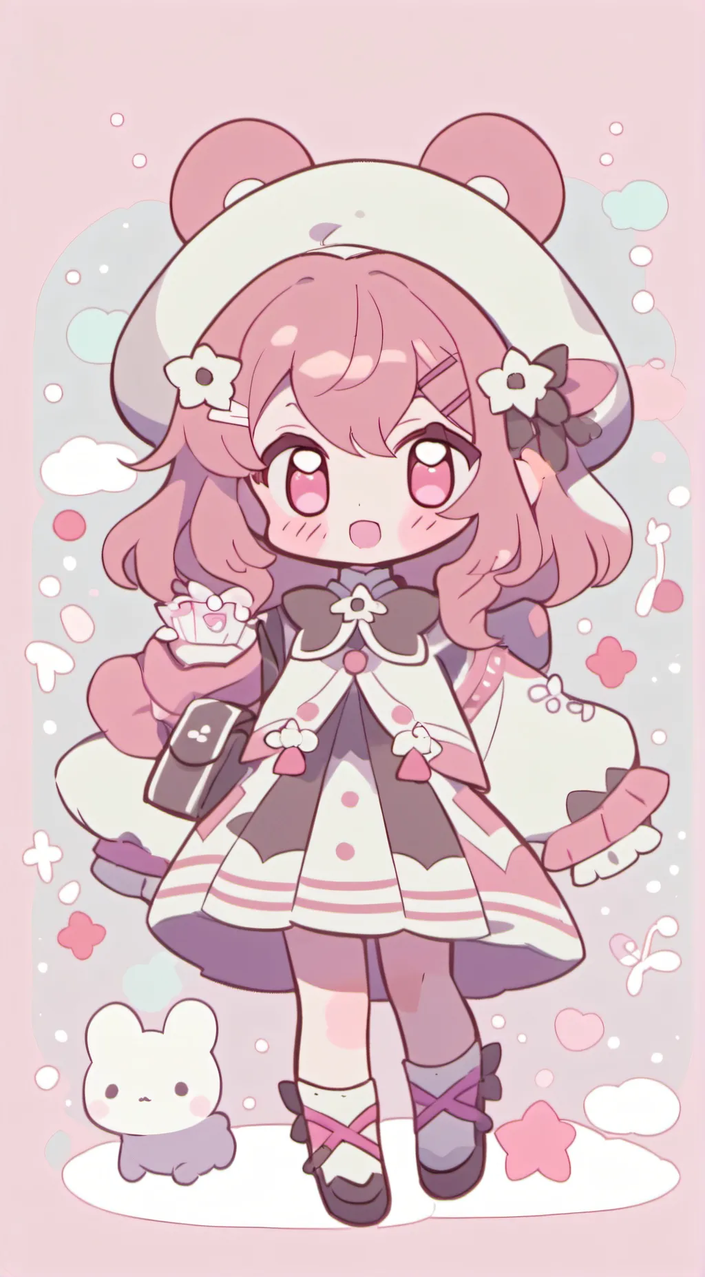 ai character: Cherry background