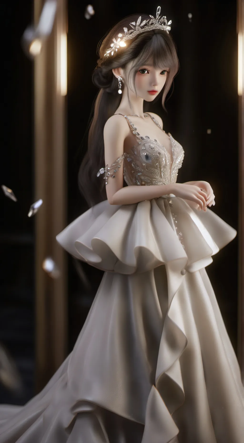 ai character: Crystal background