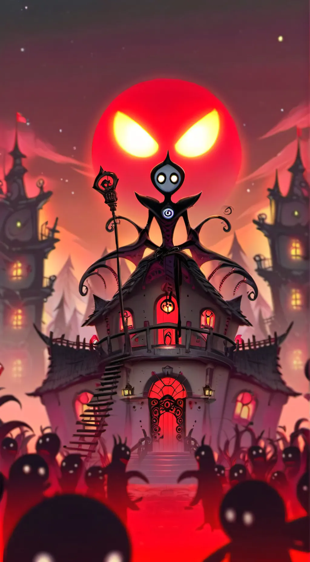 ai character: {Hazbin Hotel} background