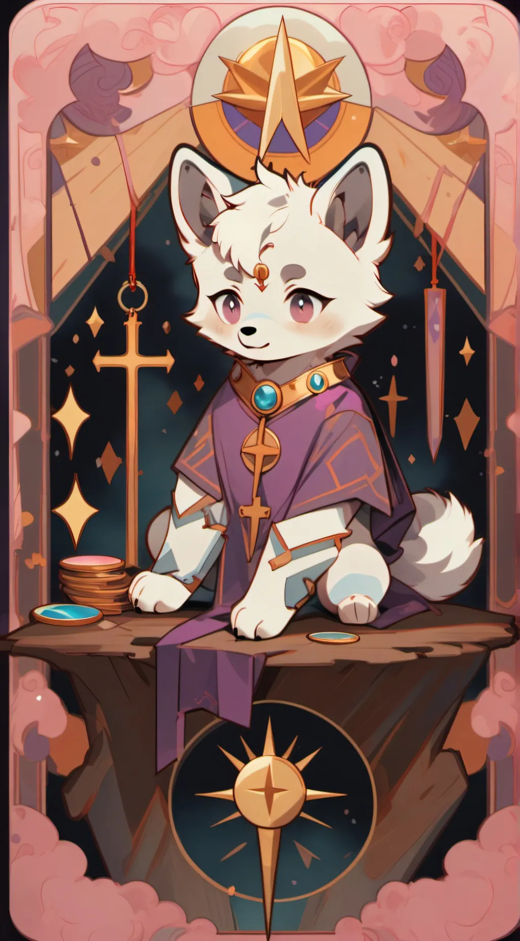 ai character: “Crystalwatcher” background