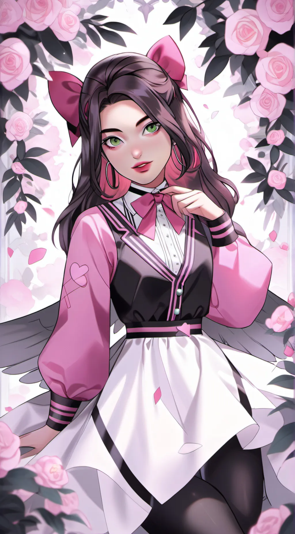 ai character: vampire queen Emma background