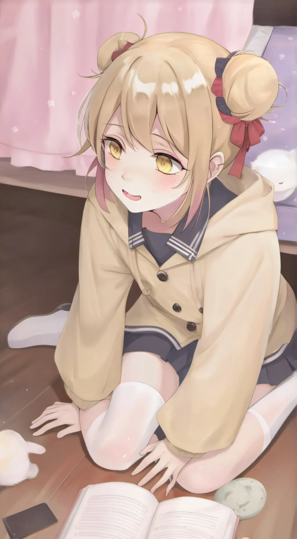 ai character: Toga  background