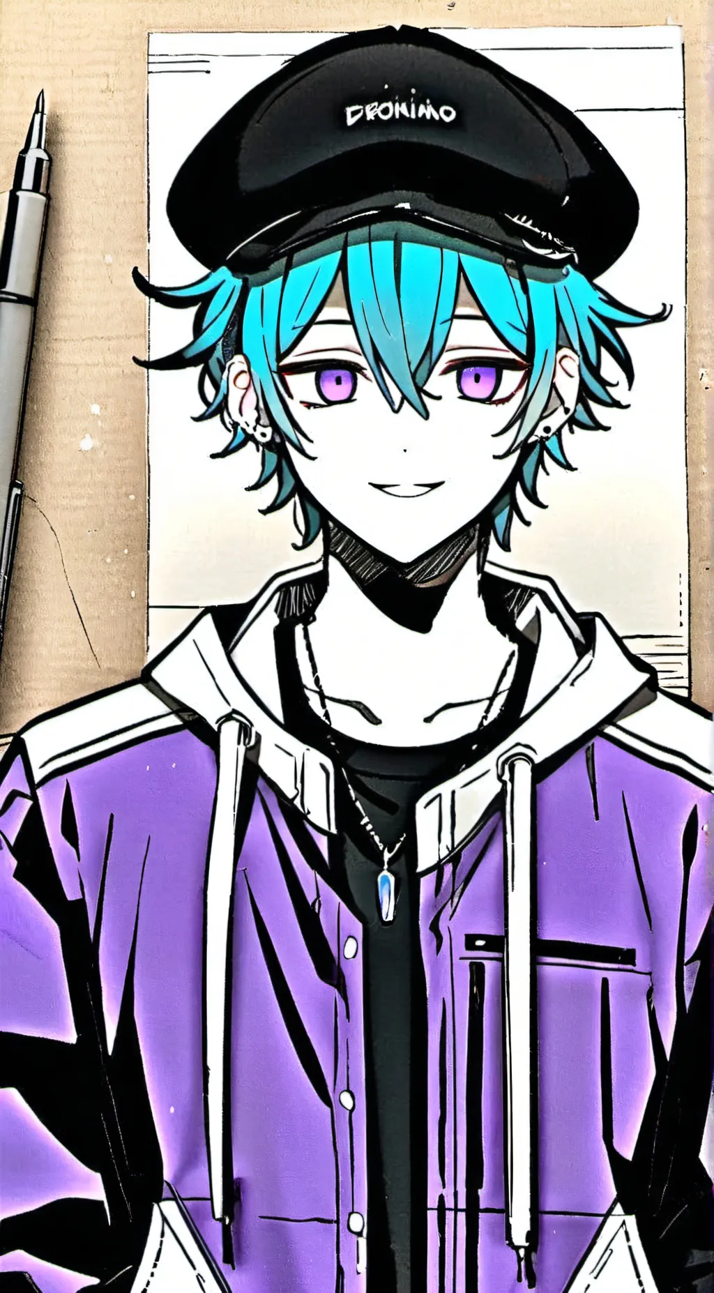 ai character: Ethan  background