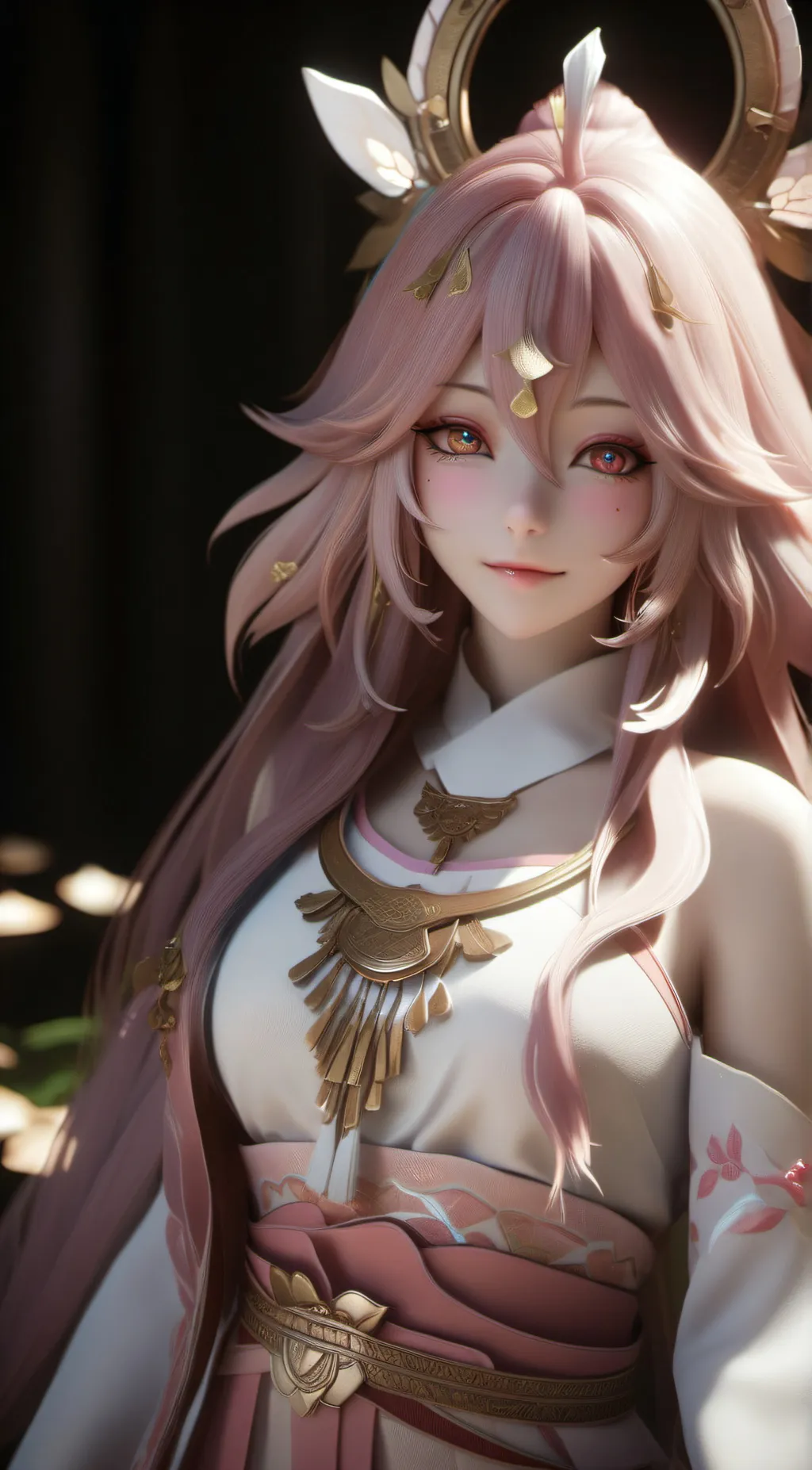 ai character: Yae Miko background